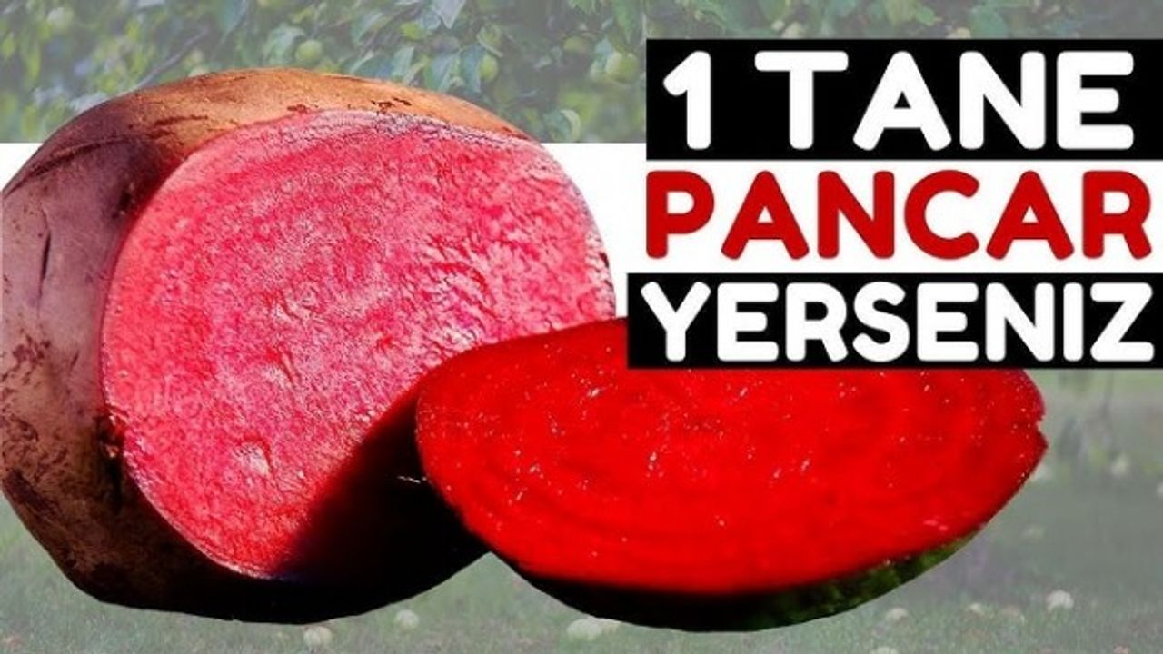 Kırmızı Pancarın Faydalarını Biliyor Musunuz?