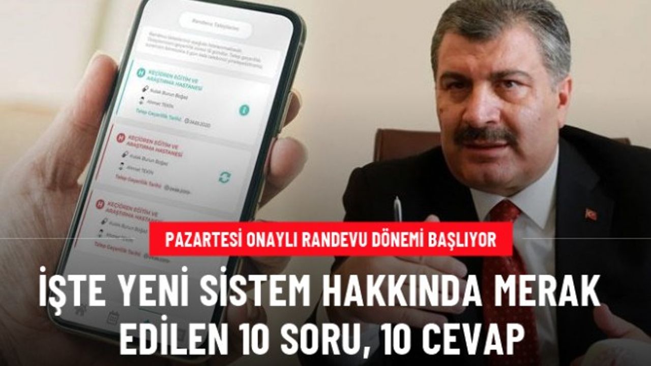 Hastanelerde, onaylı randevu dönemi başlıyor!