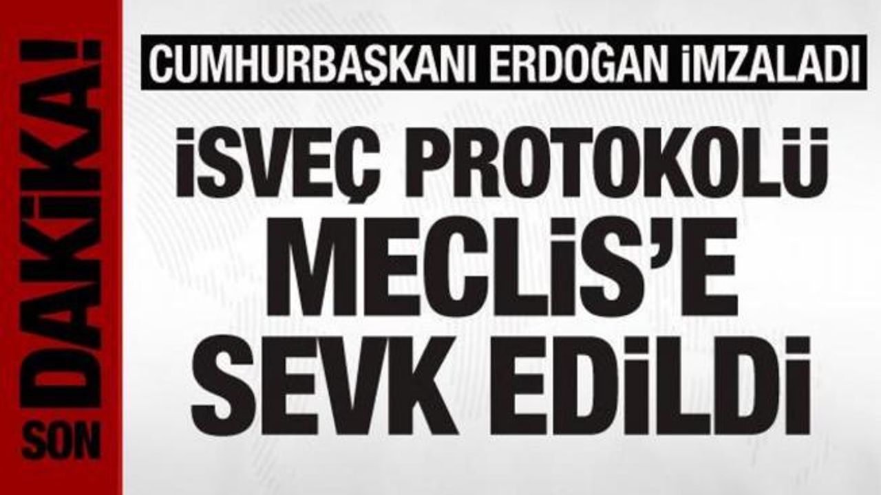 İsveç'in NATO'ya Katılım Protokolü Meclis'te