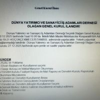 DUYSİAD - DÜNYA YATIRIMCI VE SANAYİCİ İŞ ADAMLARI DERNEĞİ