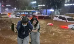 Güney Kore’de  sel can aldı!