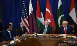 Donald Trump; Türkiye, Katar, Suudi Arabistan, Endonezya, Pakistan, Mısır, BAE liderleriyle birlikte