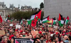 Hollanda'da İsrail protestosu: 250 bin kişi hükümete karşı sokaklara döküldü