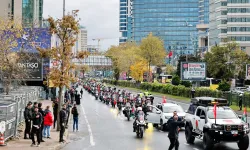 İstanbul'da yüzlerce motosiklet ve araçla büyük Gazze konvoyu