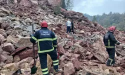 Ordu'da taş ocağında göçük