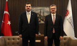 AK Parti Genel Sekreteri İnan'dan, İletişim Başkanı Duran'a ziyaret