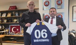 Ankaragücü Başkanı Yaman'dan TFF Başkanı Hacıosmanoğlu'na ziyaret