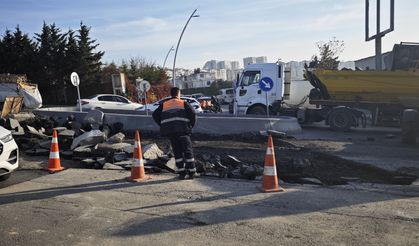 Büyükçekmece'de Yol Çalışmaları Trafiği Olumsuz Etkiledi