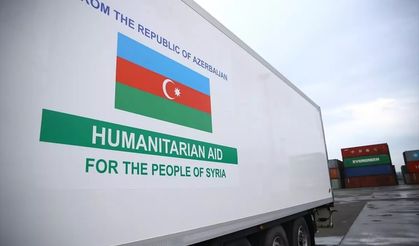 Kardeş ülke Azerbaycan'dan Suriye'ye 200 Ton İnsani Yardım Eli Uzandı