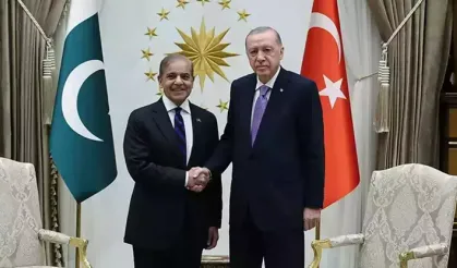 Cumhurbaşkanı Erdoğan, Pakistan Başbakanı Şerif'i kabul etti