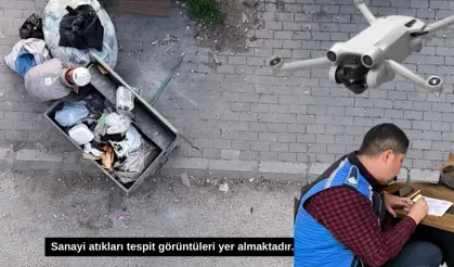İnegöl Belediyesi’nden dronlu denetim