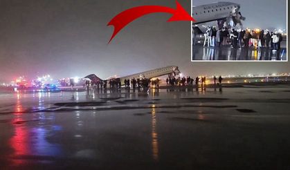 ABD'de yolcu uçağı itfaiye aracıyla çarpıştı! Çok sayıda ölü ve yaralı var