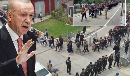 Cumhurbaşkanı Erdoğan'ın talimatı sonrası operasyon: Polis etten duvar ördü, 70 şüpheli tutuklandı