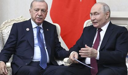 Cumhurbaşkanı Erdoğan ile Rusya Devlet Başkanı Putin Bişkek'te görüştü