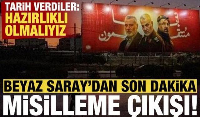 Beyaz Saray'dan son dakika İran açıklaması! Misilleme için tarih verdiler