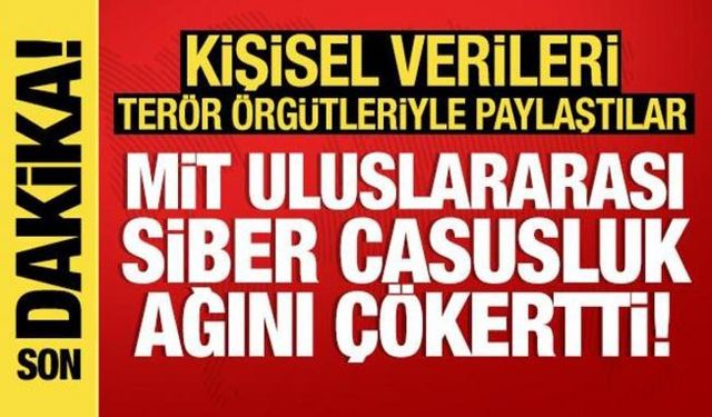 MİT, Jandarma ve USOM'dan ortak operasyon: Siber casusluk ağı çökertildi