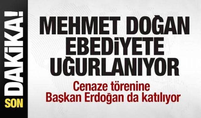 Türk edebiyatının usta ismi Mehmet Doğan son yolculuğuna uğurlanıyor