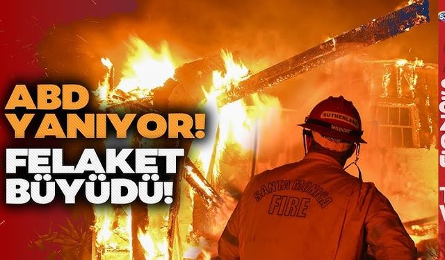 ABD alev alev yanıyor! Korkunç görüntüler! Trump ilan etti: Tarihimizin en kötü felaketi