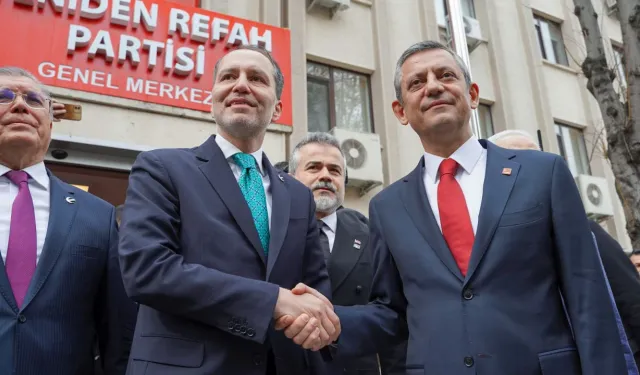 Özgür Özel Yeniden Refah Partisi'ni ziyaret etti...