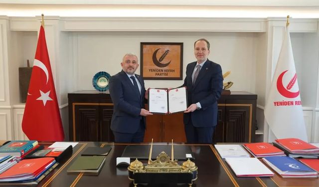Yeniden Refah’ta Bayrak değişimi: Hüseyin Gürsoy İl başkanı