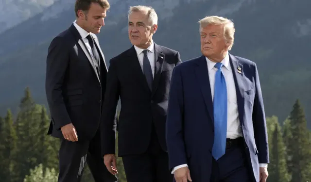 Donald Trump: "Macron! reklam peşinde koşuyor"