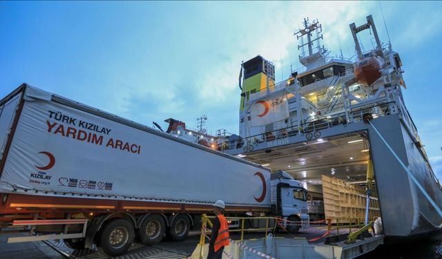 Türk Kızılay'ın "kurban konserveleri" Gazze'ye ulaştı