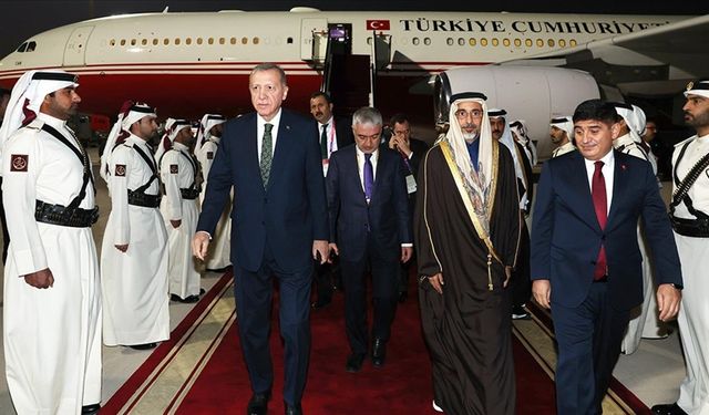 Cumhurbaşkanı Erdoğan, Katar'da