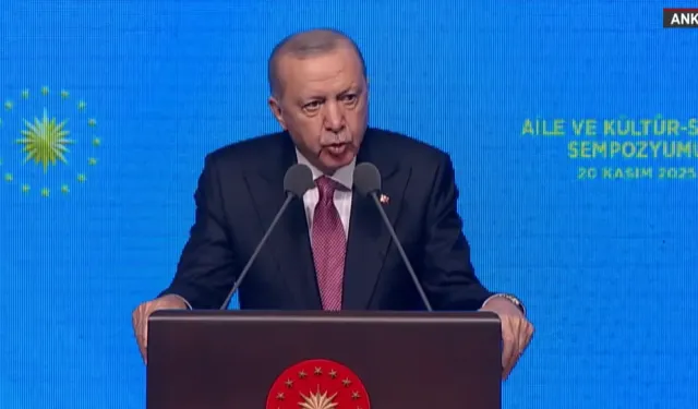 Cumhurbaşkanı Erdoğan Aile ve Kültür-Sanat Sempozyumu konuşması