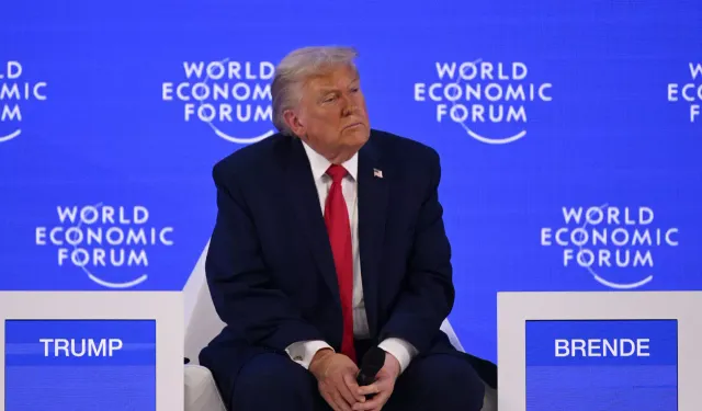 Trump'tan Davos'ta olay yaratan sözler: Biz olmasak hepiniz Almanca konuşurdunuz