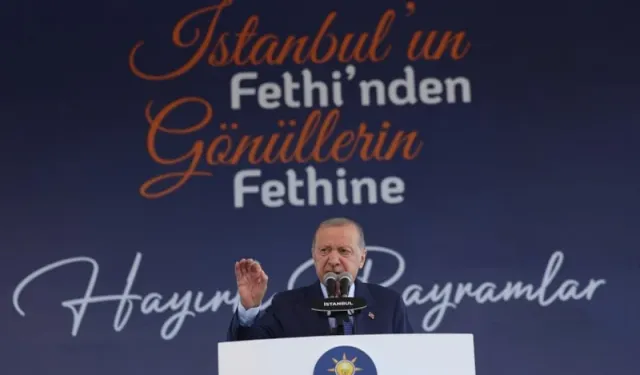 Cumhurbaşkanı Erdoğan: 1453'e zulüm diyenlerin pelerinini kaldırın, Bizans dövmesi çıkacak