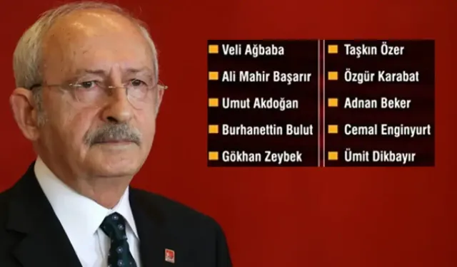 Kılıçdaroğlu'nun ihraç edeceği 10 isim belli oldu iddiası