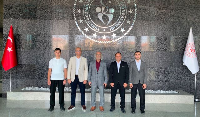 Gençlik ve Spor Genel Müdürü Prof. Dr. Veli Ozan Çakır'a SAYOKAN Ziyareti