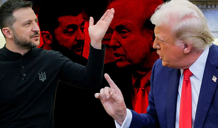 Oval ofis'te Gergin anlar: Trump-Zelenski çatışması