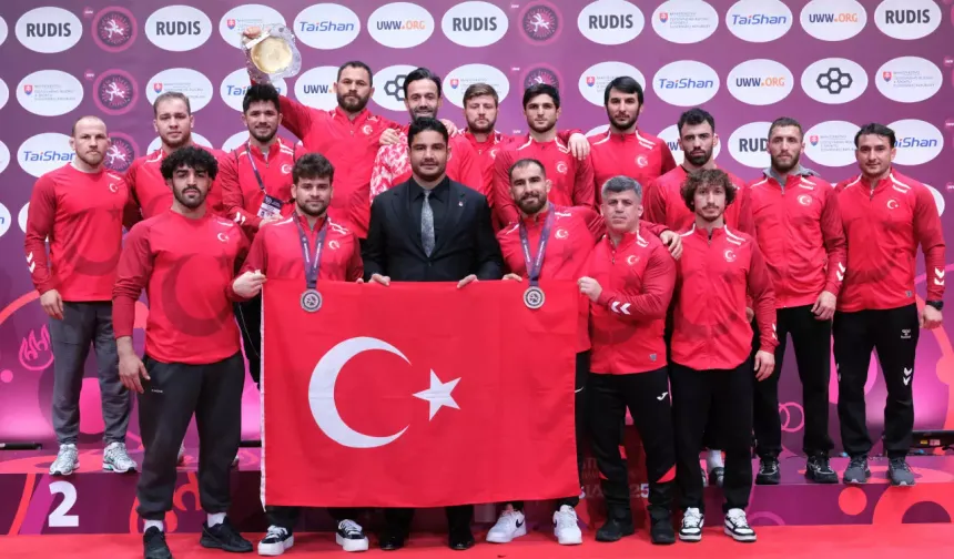 Milli Güreşçiler  Avrupa Takım Halinde Üçüncü Oldu