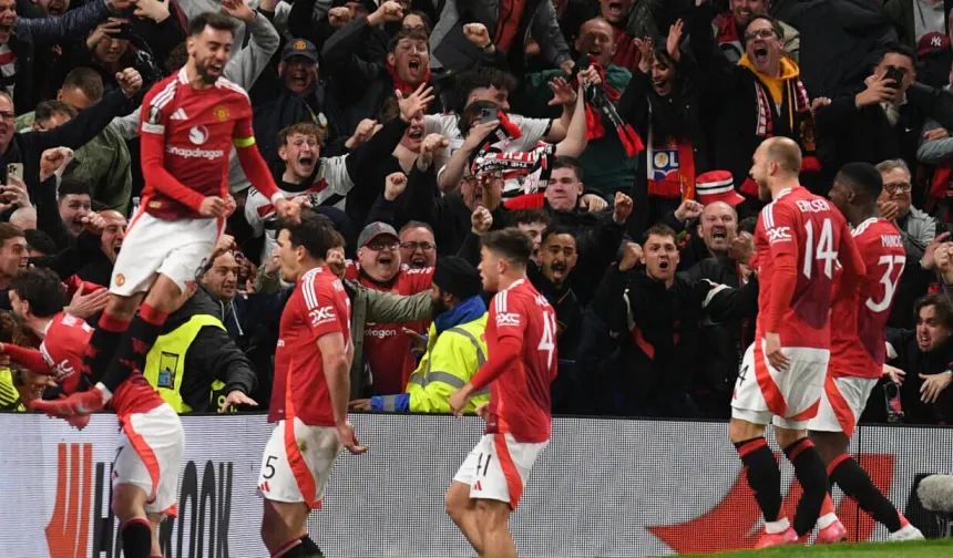 Avrupa Ligi'nde Manchester United ile Lyon 9 gollü çılgın maç!