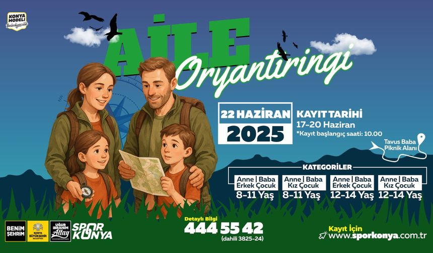 Konya Büyükşehir’den ailece doğayla buluşma fırsatı