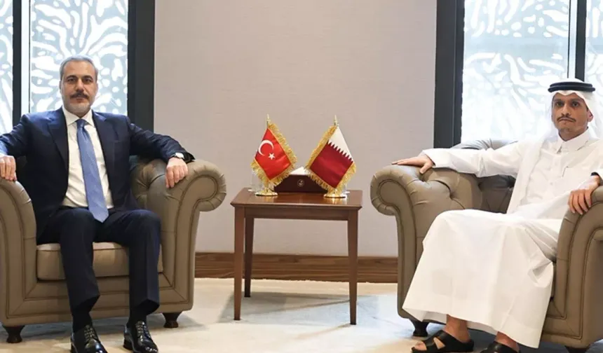 Bakan Fidan Katarlı mevkidaşı Al Sani ile görüştü