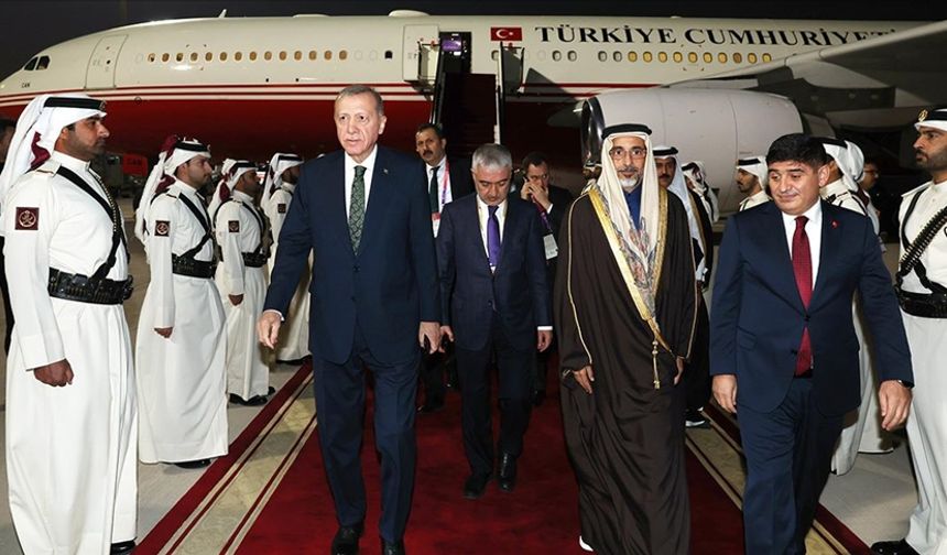 Cumhurbaşkanı Erdoğan, Katar'da