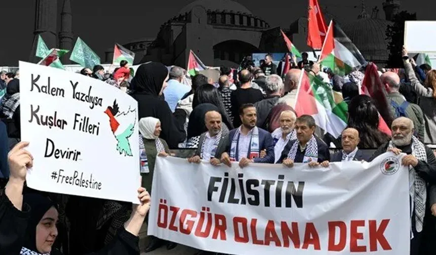 Türkiye, Gazze için ayakta: Binlerce kişi "Filistin'e Özgürlük" mitinglerinde buluştu
