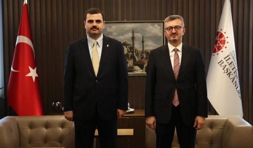 AK Parti Genel Sekreteri İnan'dan, İletişim Başkanı Duran'a ziyaret