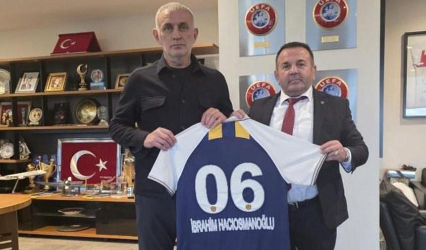 Ankaragücü Başkanı Yaman'dan TFF Başkanı Hacıosmanoğlu'na ziyaret