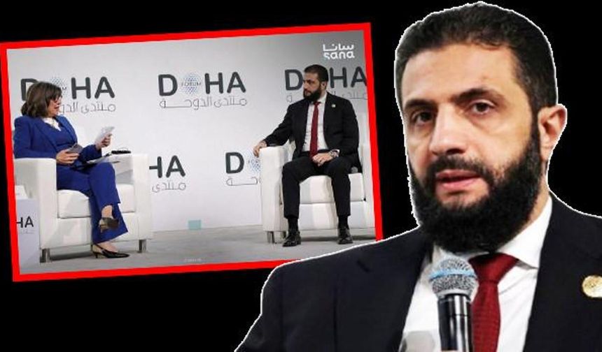 Şara'dan ABD'li sunucuya tokat gibi cevap: Kimin terörist olduğunu dünya gördü