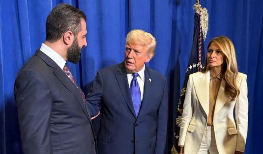 Suriye Cumhurbaşkanı Şara'dan ABD Başkanı Trump'a taziye mesajı