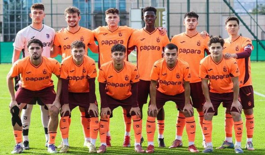 Trabzonspor-Beşiktaş U19 derbisi nefes kesti! Zirve yolunda değerli 3 puan