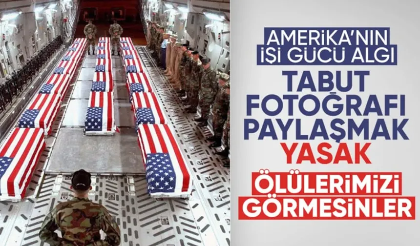 ABD ölen askerlerini saklamaya devam ediyor