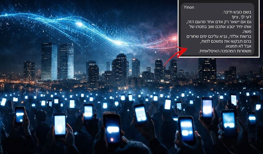 Binlerce İsraillinin telefonuna aynı mesaj gitti: Ölmek isteyeceksiniz ama ölemeyeceksiniz