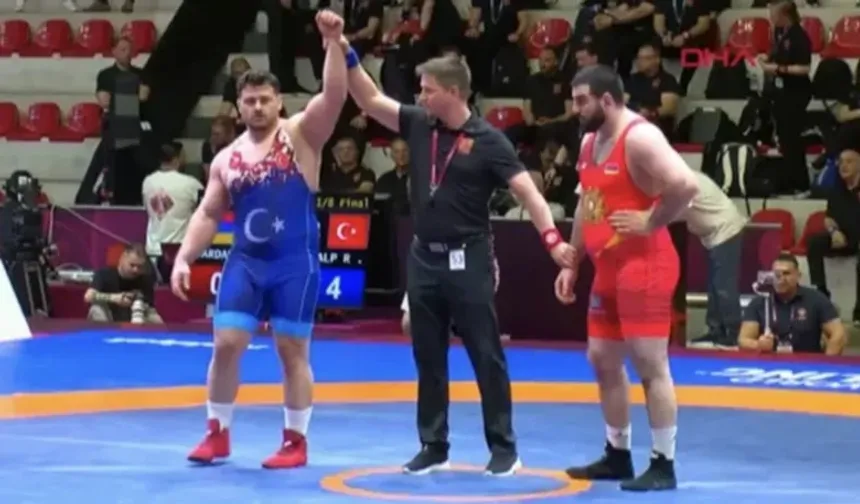 Rıza Kayaalp 13. Şampiyonluk Yolunda: Avrupa Güreş Şampiyonası’na Hızlı Başlangıç