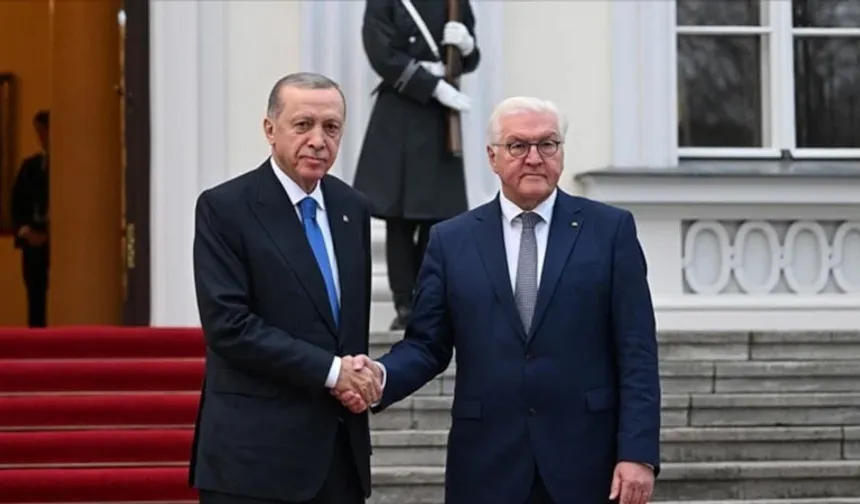 Cumhurbaşkanı Erdoğan, Almanya Cumhurbaşkanı ile görüştü