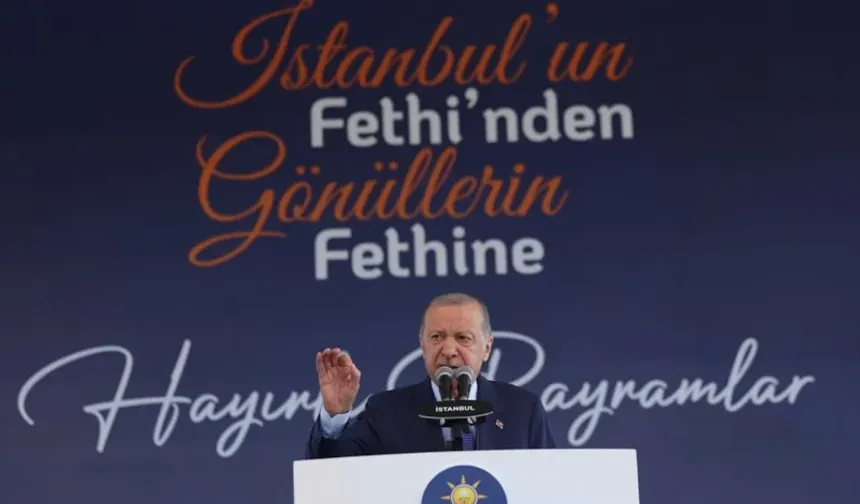Cumhurbaşkanı Erdoğan: 1453'e zulüm diyenlerin pelerinini kaldırın, Bizans dövmesi çıkacak