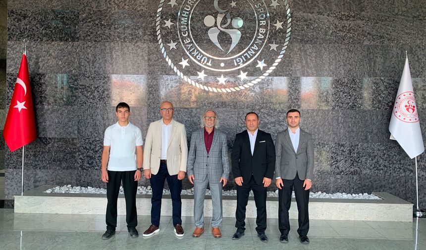 Gençlik ve Spor Genel Müdürü Prof. Dr. Veli Ozan Çakır'a SAYOKAN Ziyareti